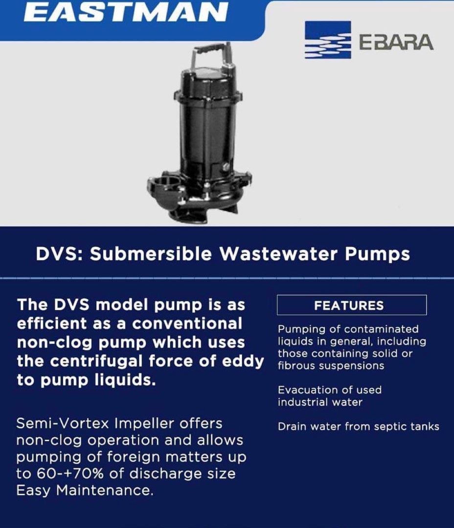 submersible ebara pump, Commercial & Industrial, Industrial Equipment