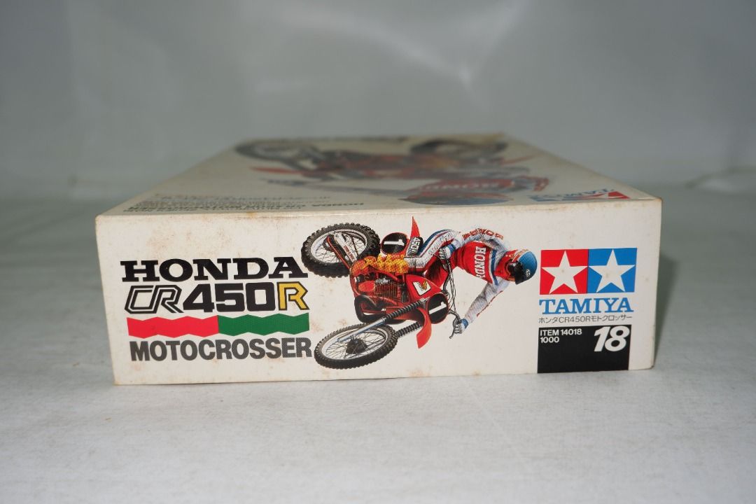 TAMIYA Honda CR450R Scale1/12 Motocross rider 14018, Hobbies 