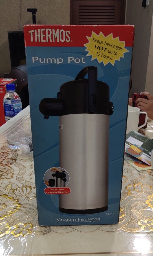 Thermos 1.9 l pump sales pot