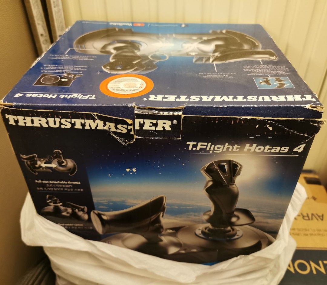 Thrustmaster t.flight hotas 4 ps4 ver.手制, 電子遊戲, 遊戲機配件