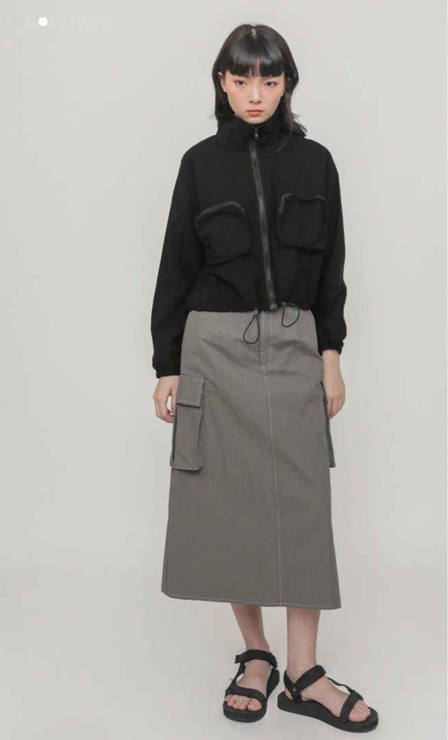 Tinsel cargo jacket outlet