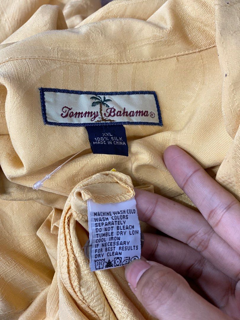 washing tommy bahama silk shirts