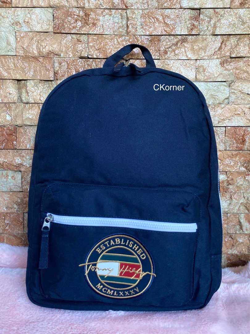 Tommy Hilfiger Backpack Canvas, Men's Fashion, Bags, Backpacks on