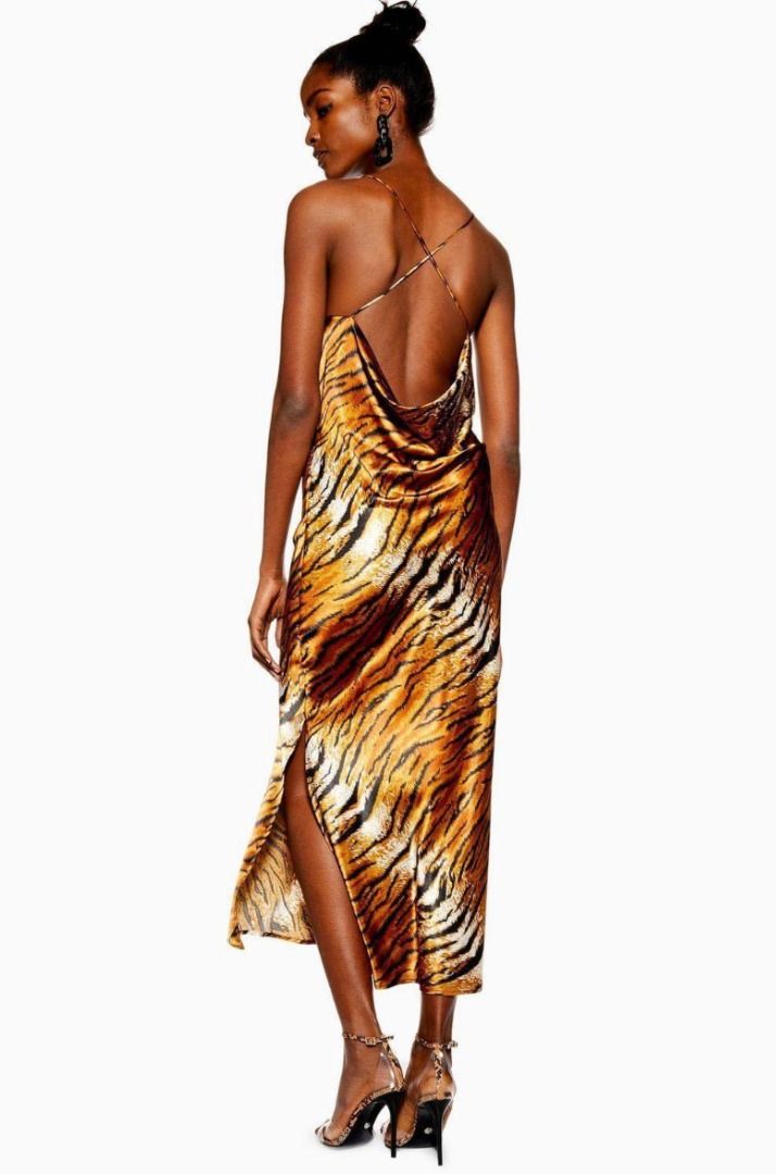 Topshop top backless dress