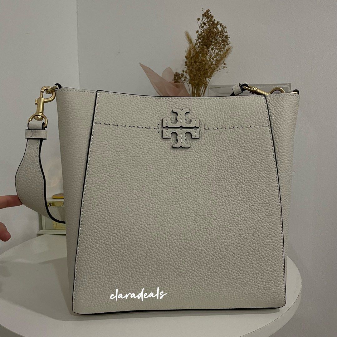 Tory Burch Mcgraw Hobo Bag White Large
