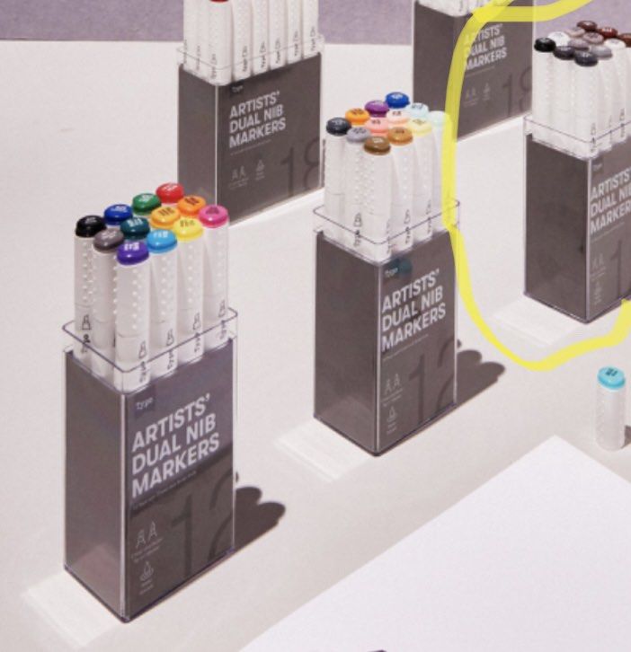 Typo Artists’ Dual Nib Markers 2盒 簽名筆 婚禮物資, 興趣及遊戲, 書本 & 文具, 雜誌及其他