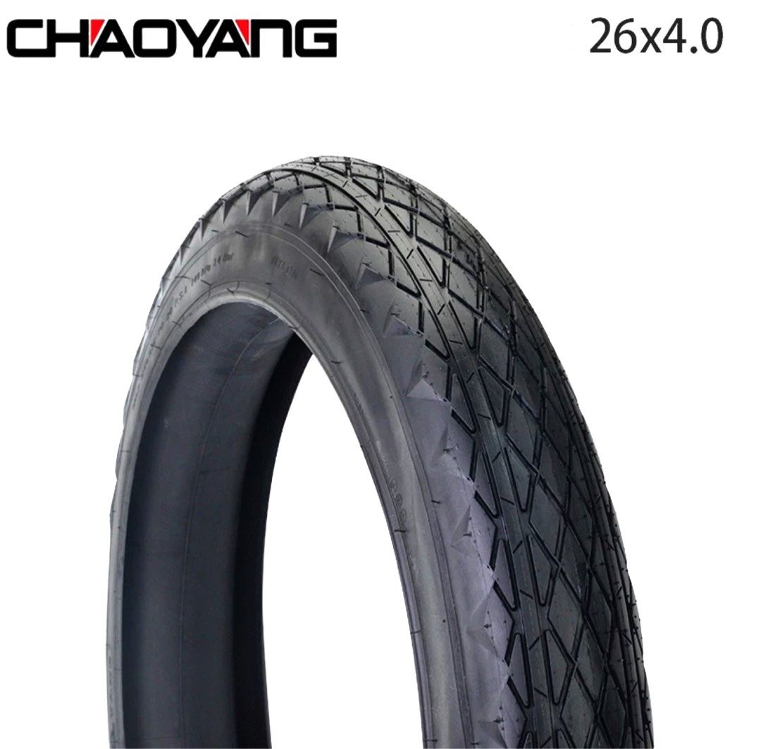 26x4.0 Tyre ChaoYang 26x4.0 Fat Bike Road or Electric Bike 1pc Price Sports Equipment Bicycles Parts Parts Accessories on Carousell