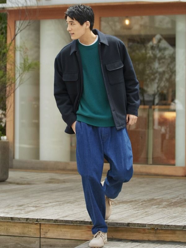 MEN'S COTTON RELAXED ANKLE PANTS