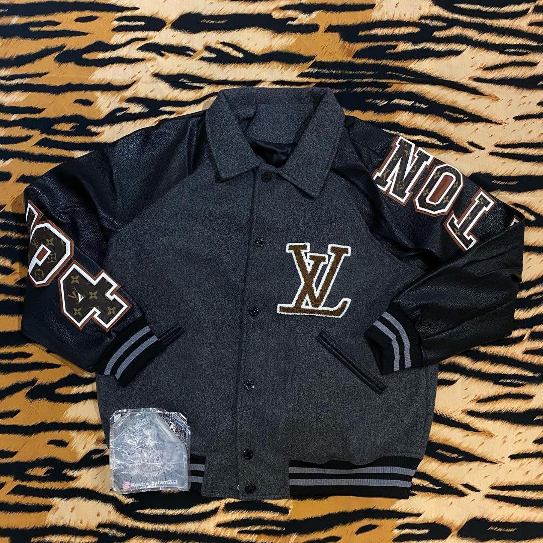 Louis Vuitton Varsity Jacket  Jaket, Model pakaian, Pakaian