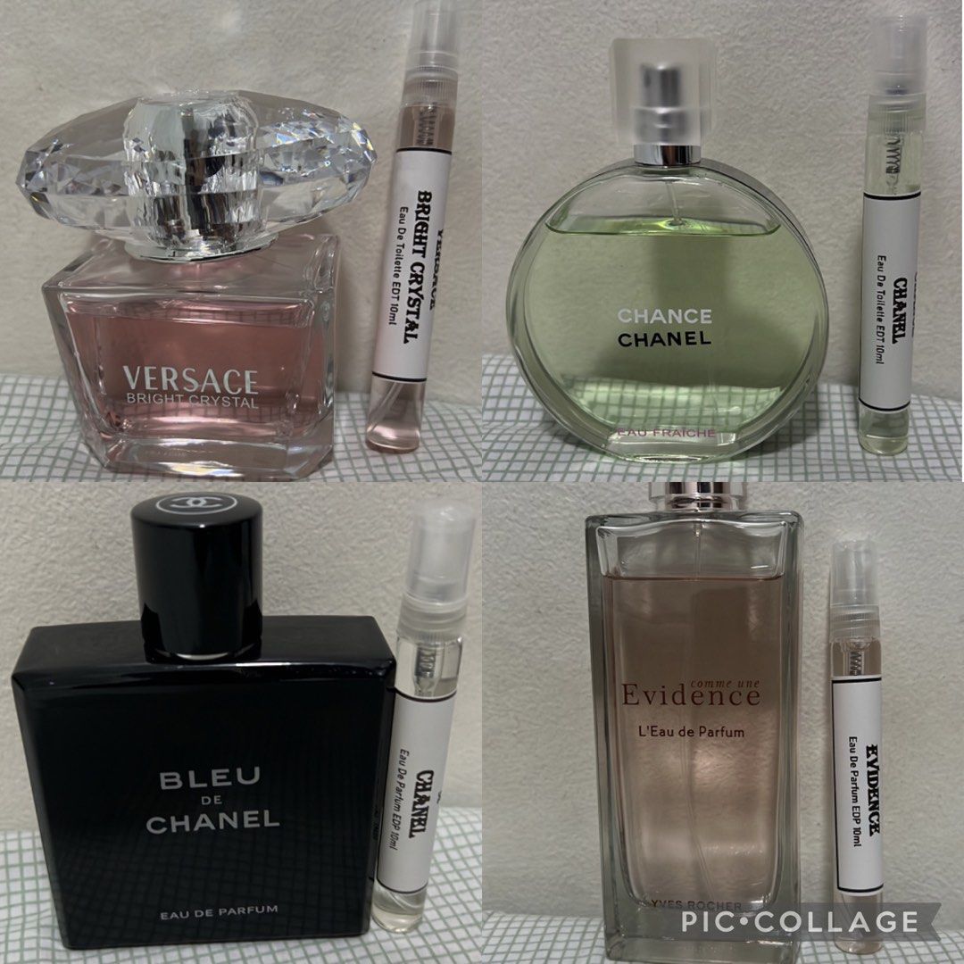 ORIGINAL] (MINI) BLEU DE CHANEL PARFUM 10ML, Beauty & Personal Care,  Fragrance & Deodorants on Carousell