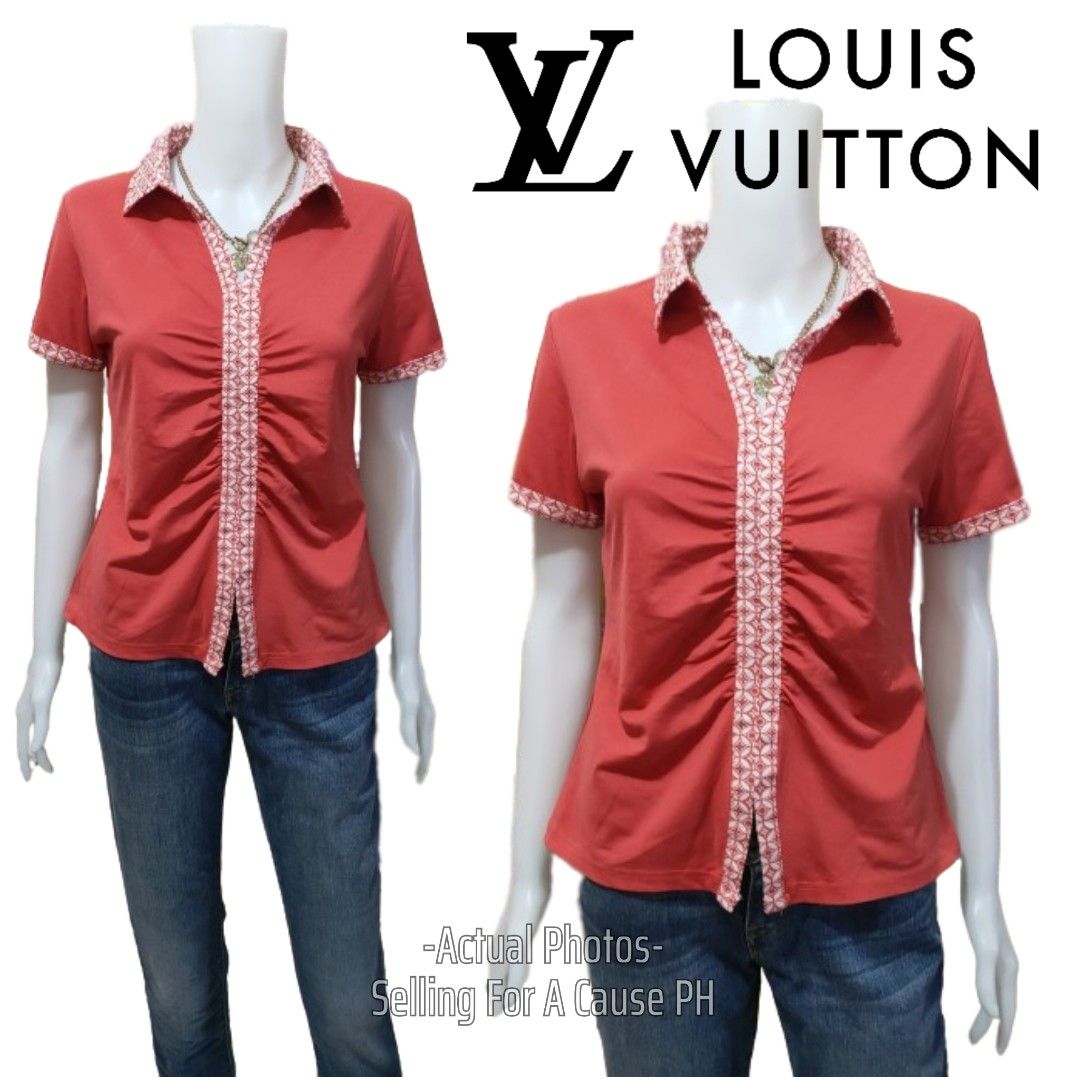Authentic Louis Vuitton shirt, Women's Fashion, Tops, Shirts on Carousell