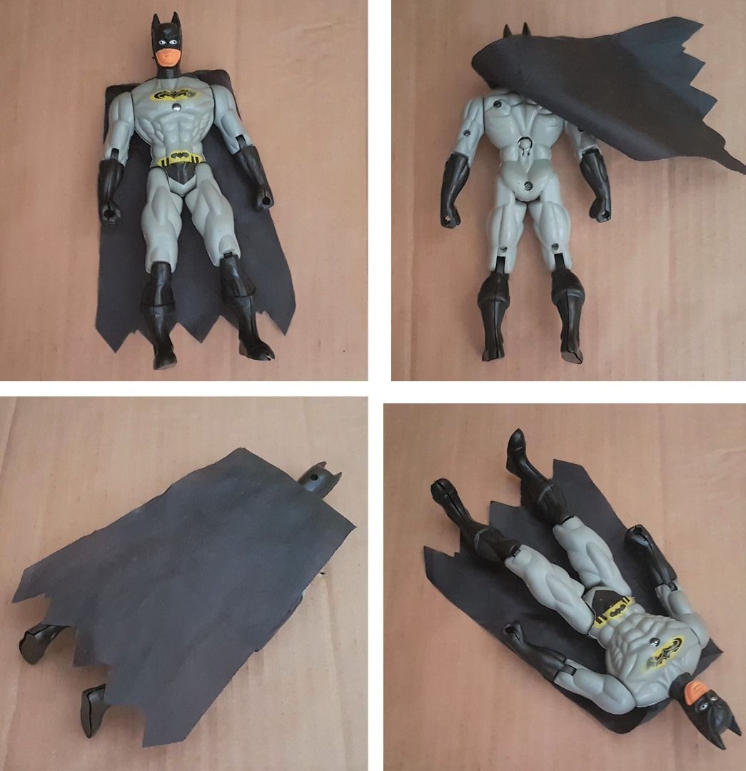 Vintage Batman Figure, Action Hero, Figurine with Flashing Light on Chest,  8 inches Batman with Cape, Justice League, Adventure Hero, Cartoon, Anime,  Retro Toy, Souvenir, Memento, Memorabilia, Rare Collectibles, Limited  Edition, Hobbies