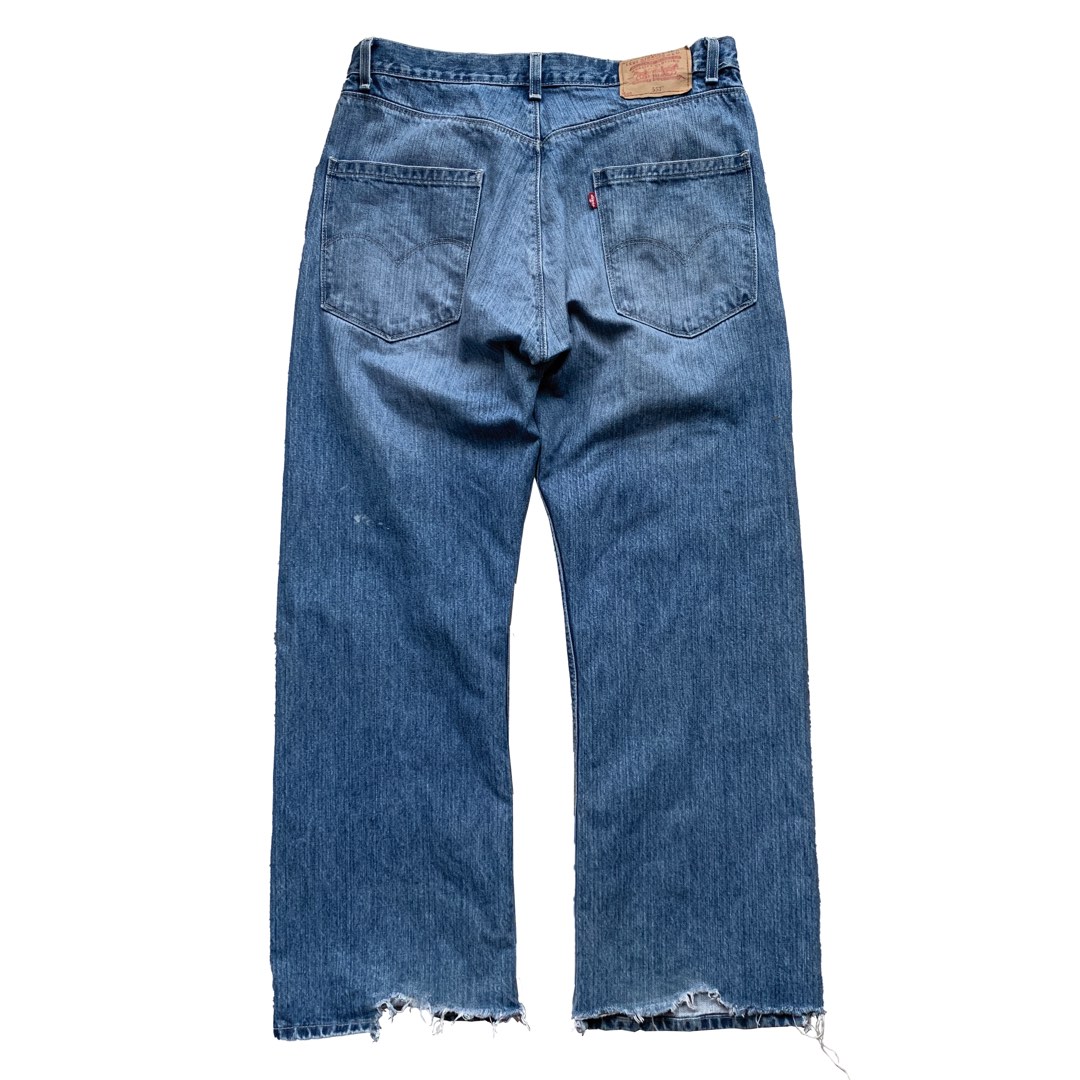 Vintage Levi's 557 Baggy Bootcut Jeans Denim Pants, Men's Fashion ...
