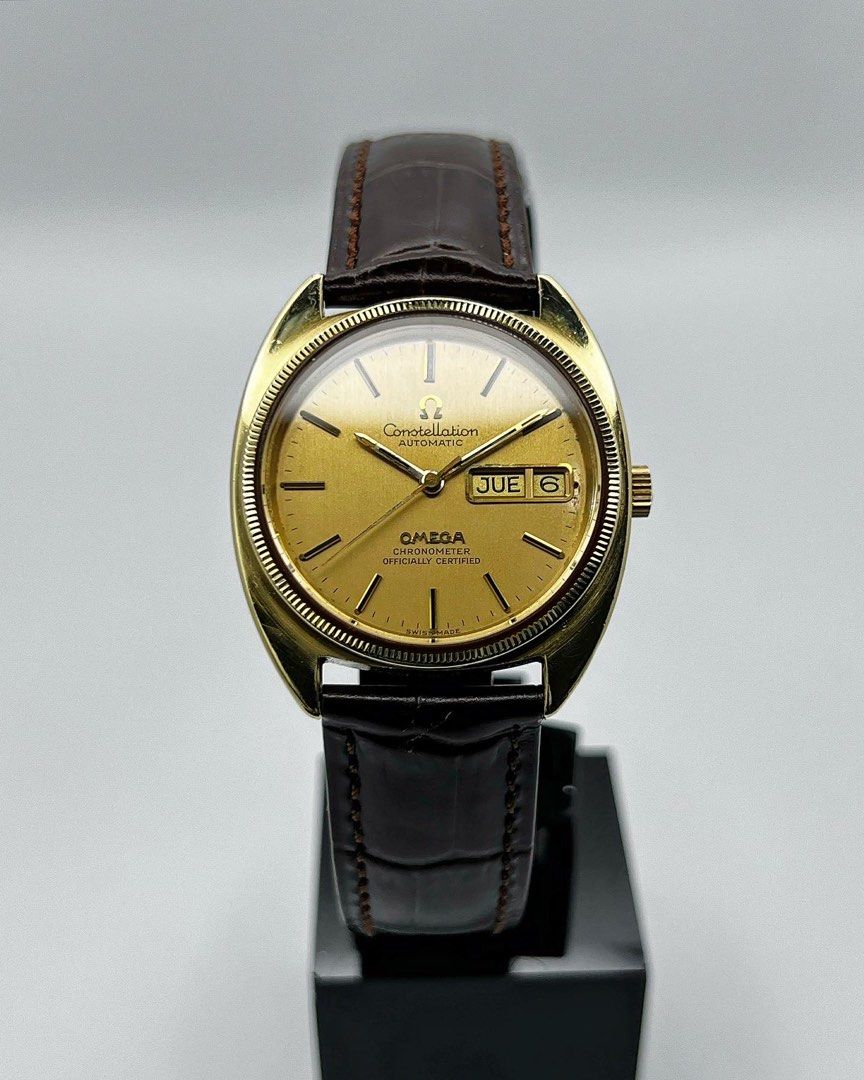 Vintage Omega Constellation cal.1021 ref 168.0057 Gold Capped