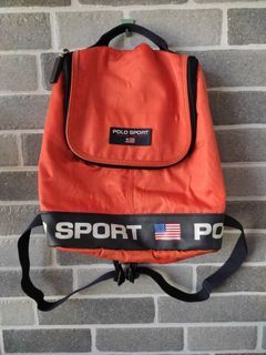 Vintage Polo Sport small backpack bag