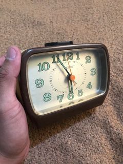 Vintage seiko desk alarm clock