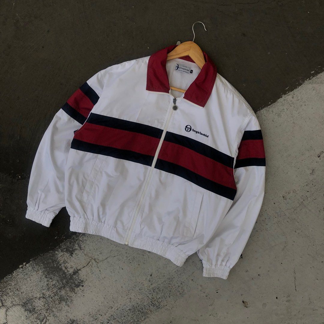 Vtg Sergio Tacchini Windbreaker, Men's Fashion, Coats, Jackets and