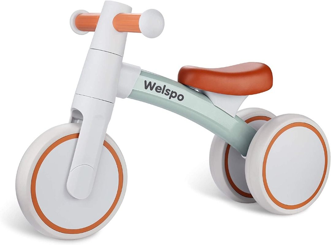 Welspo Baby Balance Bikes for 1 Year Old Boys Girls 12-36 Months Kids Cute  Toddler First Bicycle Infant Walker Children No Pedal 3 Wheels Mini Bike  Riding Toys Best Birthday Gift, Hobbies