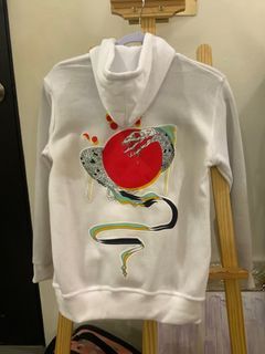 White Hoodie (Snake design)