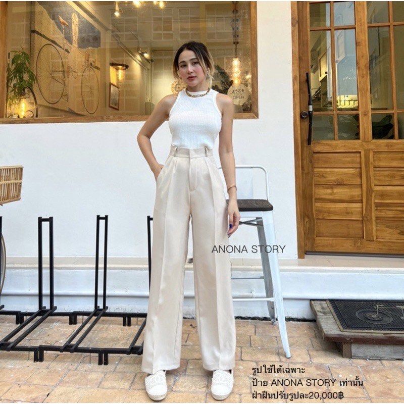White wide leg new arrivals capris
