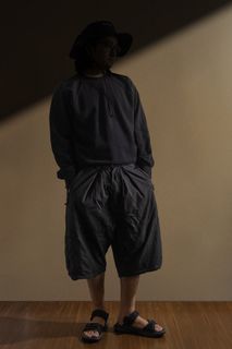  FREE TO CLAIM IF you buy anything beyond 590 - Wide Casual Shorts Big Boy Shorts Charcoal Navy to Black  (W32)