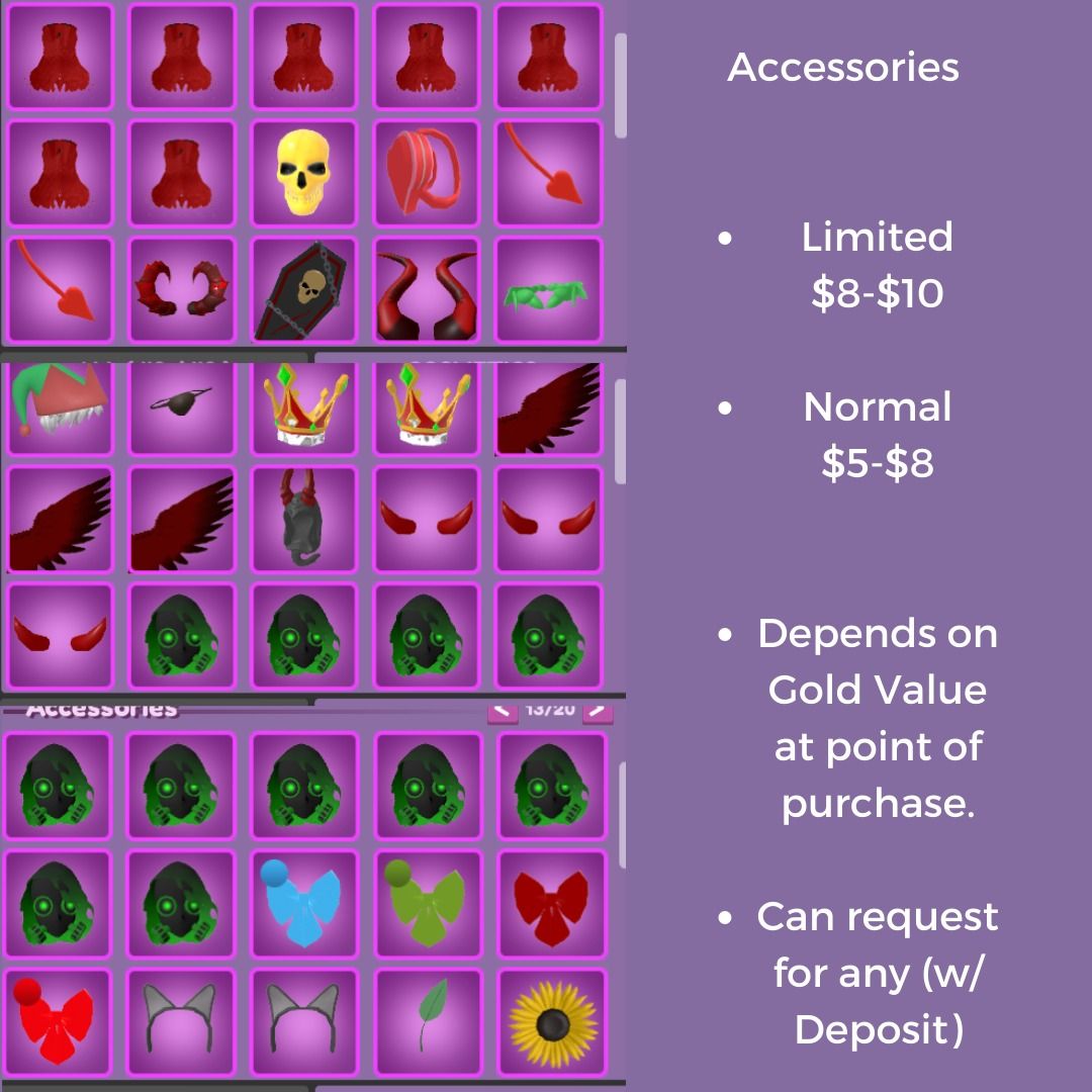 World Zero W/Z Items Gold and Accessories, Video Gaming, Gaming