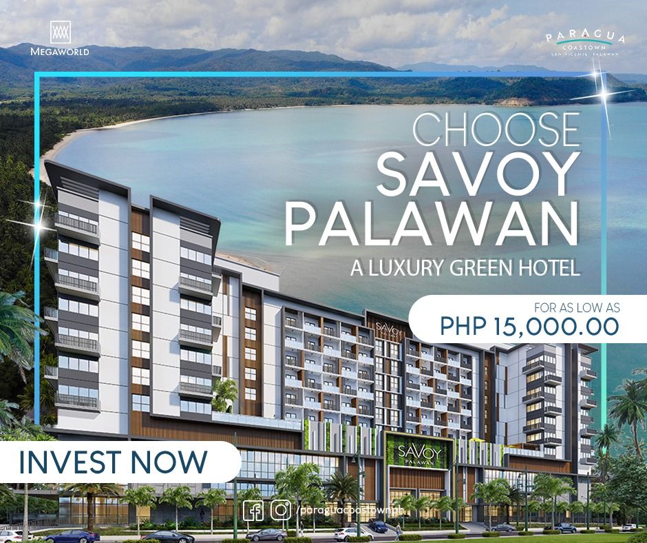 Savoy Hotel Palawan at Paragua Coastown, Property, For Sale, Apartments