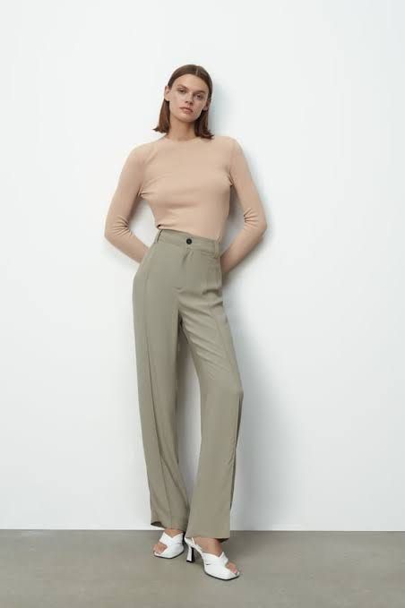 Zara Francoise Full Length Straight Leg Medium, Women's Fashion ...