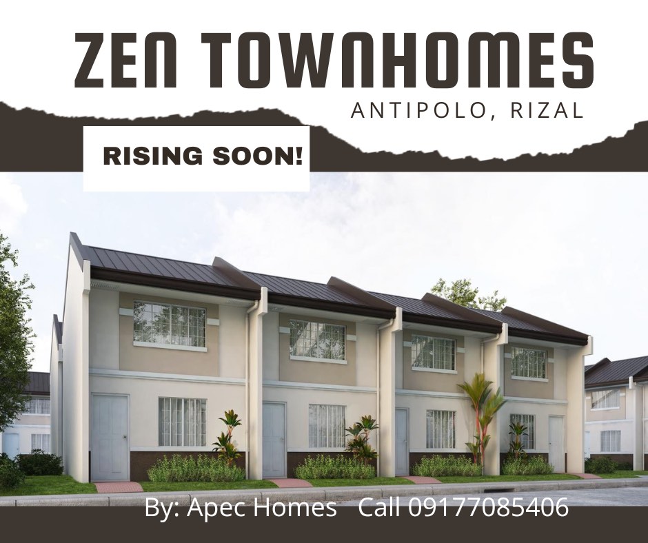 ZEN TOWNHOMES, ANTIPOLO RIZAL, Property, For Sale, House & Lot on Carousell