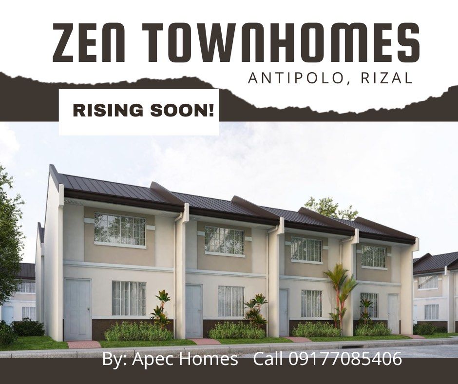 ZEN TOWNHOMES, ANTIPOLO RIZAL, Property, For Sale, House & Lot on Carousell