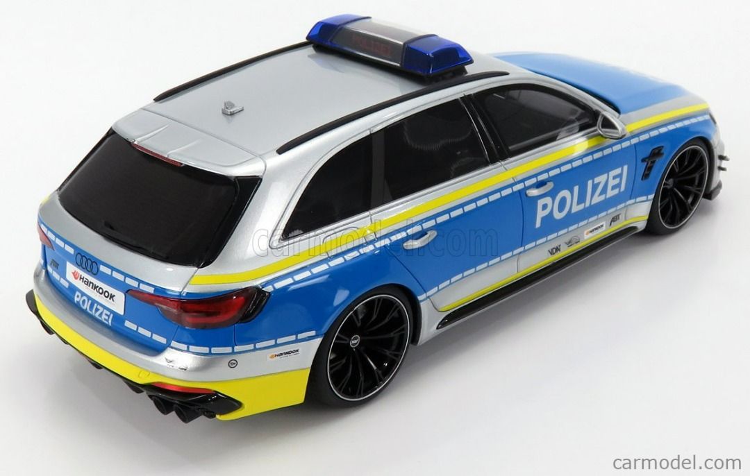 1/18 GT-SPIRIT - AUDI - A4 RS4 ABT AVANT POLICE POLIZEI 2020