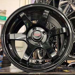 15” TE37 Design Sport Rims 4x100