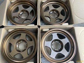 17” Rota Overland Bronze mags 6Holes pcd 139 x9/negative -10 offset bnew