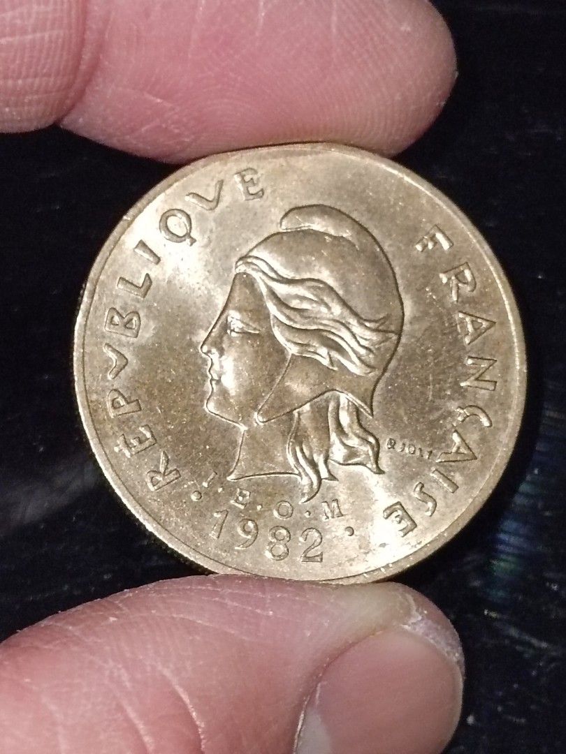 1982年法國硬幣/100法郎, 書籍、休閒與玩具, 收藏、紀念品, 錢幣、紙鈔在旋轉拍賣