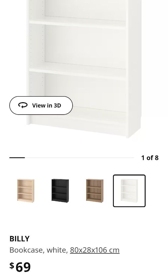 Billy Rackz 2 ikea Billy bookcase, Furniture & Home Living, Furniture, Shelves ...