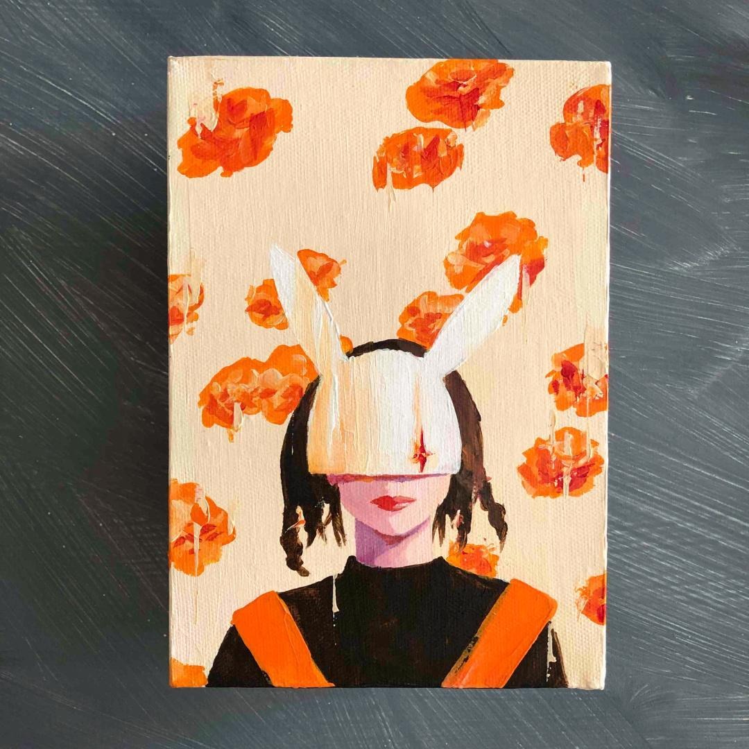 日本藝術家有村佳奈Kana Arimura / 原作原畫original art Canvas, 興趣