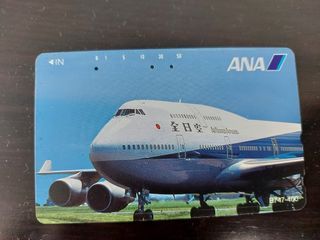 全日空 ANA 電話卡 PHONE CARD (B747-400)