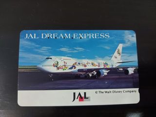 日航 JAL 電話卡 PHONE CARD (DISNEY JAL DREAM EXPRESS)