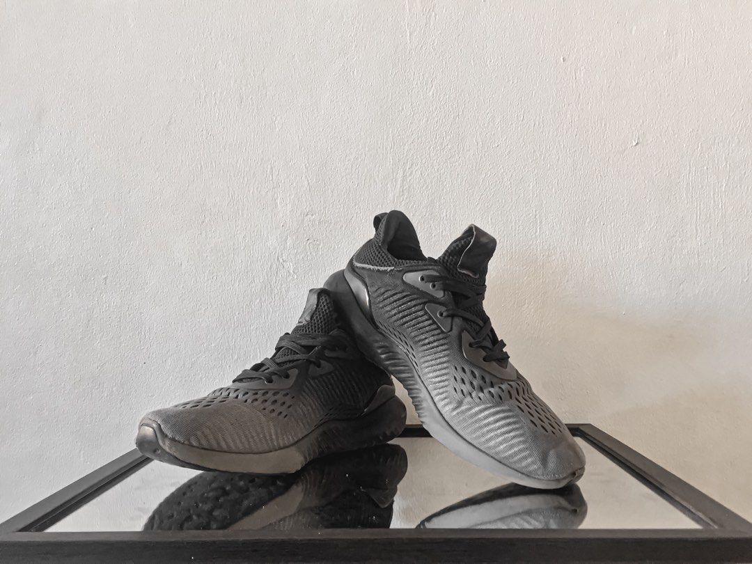 FREE Adidas Alphabounce EM M Black Grey Men s Fashion Footwear