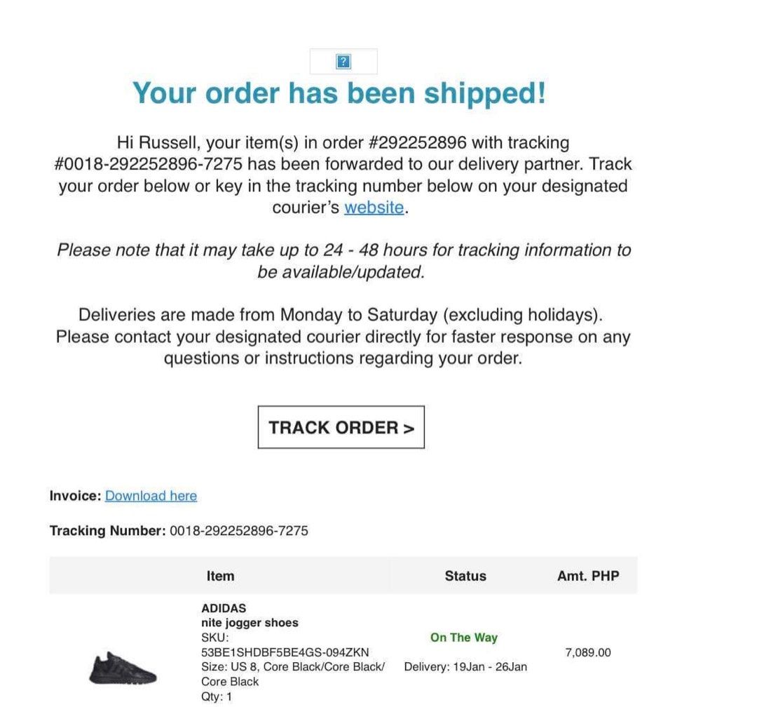Adidas us deals email address tracker