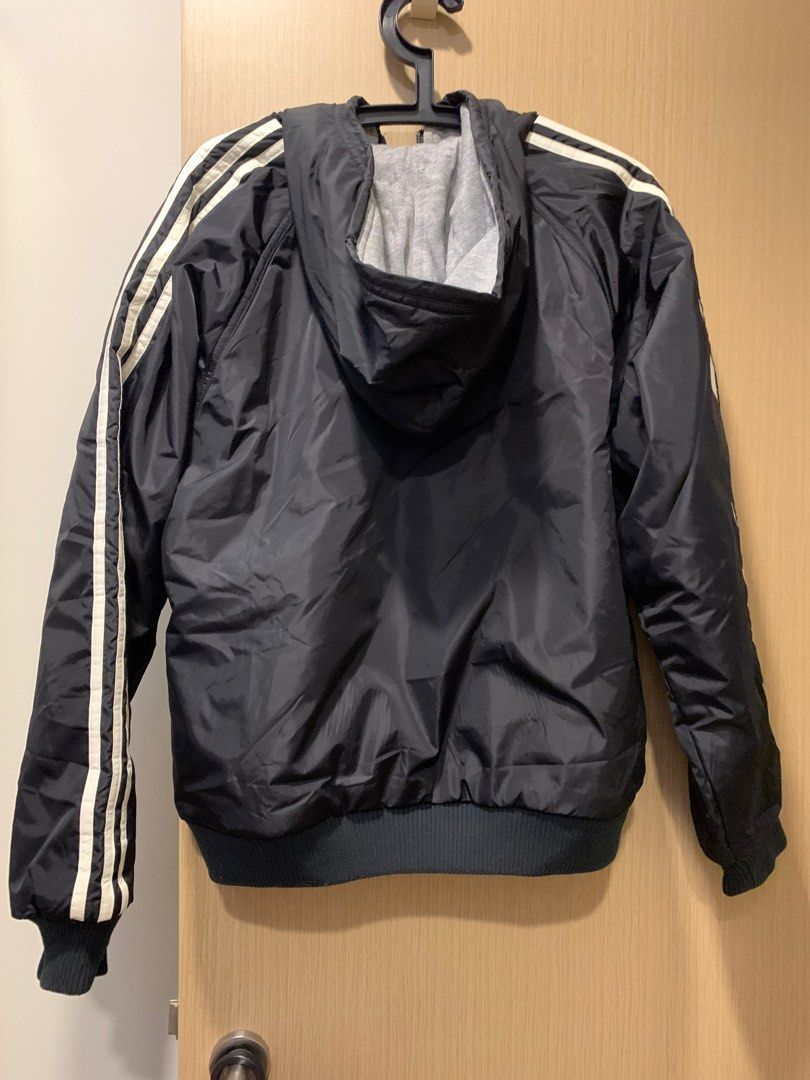 Adidas oversized bomber jacket store