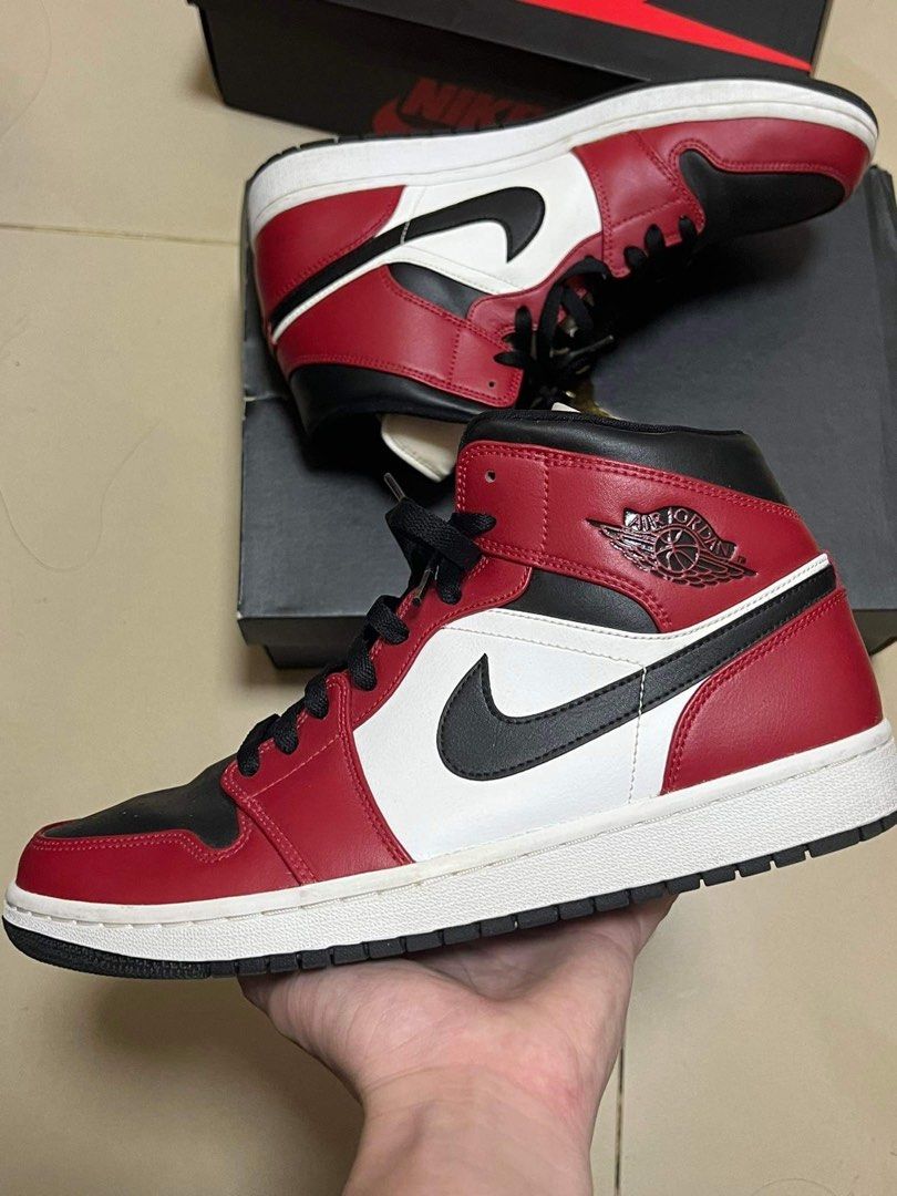 Air Jordan 1 Chicago Mid Black Toe Men s Fashion Footwear