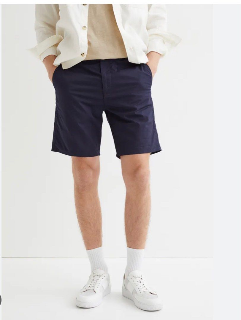 H&m navy shorts sales