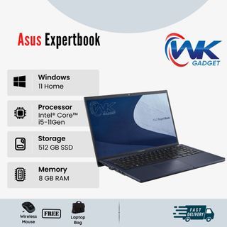 Asus Expertbook i5-11gen 8/512GB used with free gift 🎁