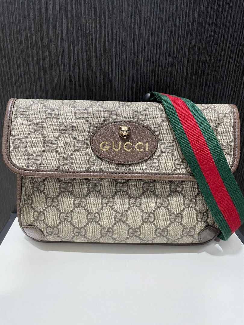 Authentic Gucci classic monogram crossbody, Luxury, Bags & Wallets on  Carousell