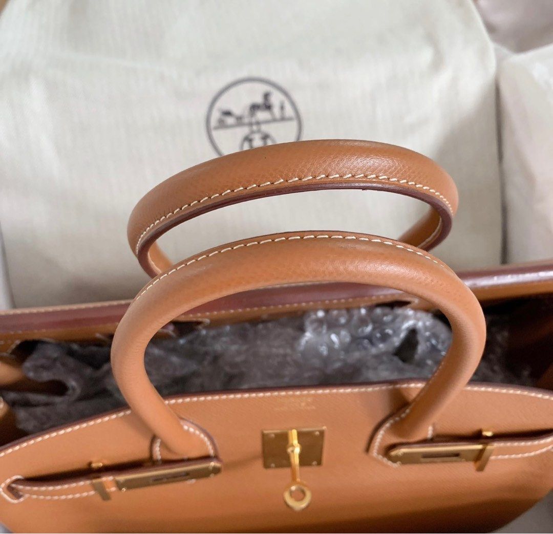 Hermes Birkin 30 Gold Epsom ghw, Luxury, Bags & Wallets on Carousell