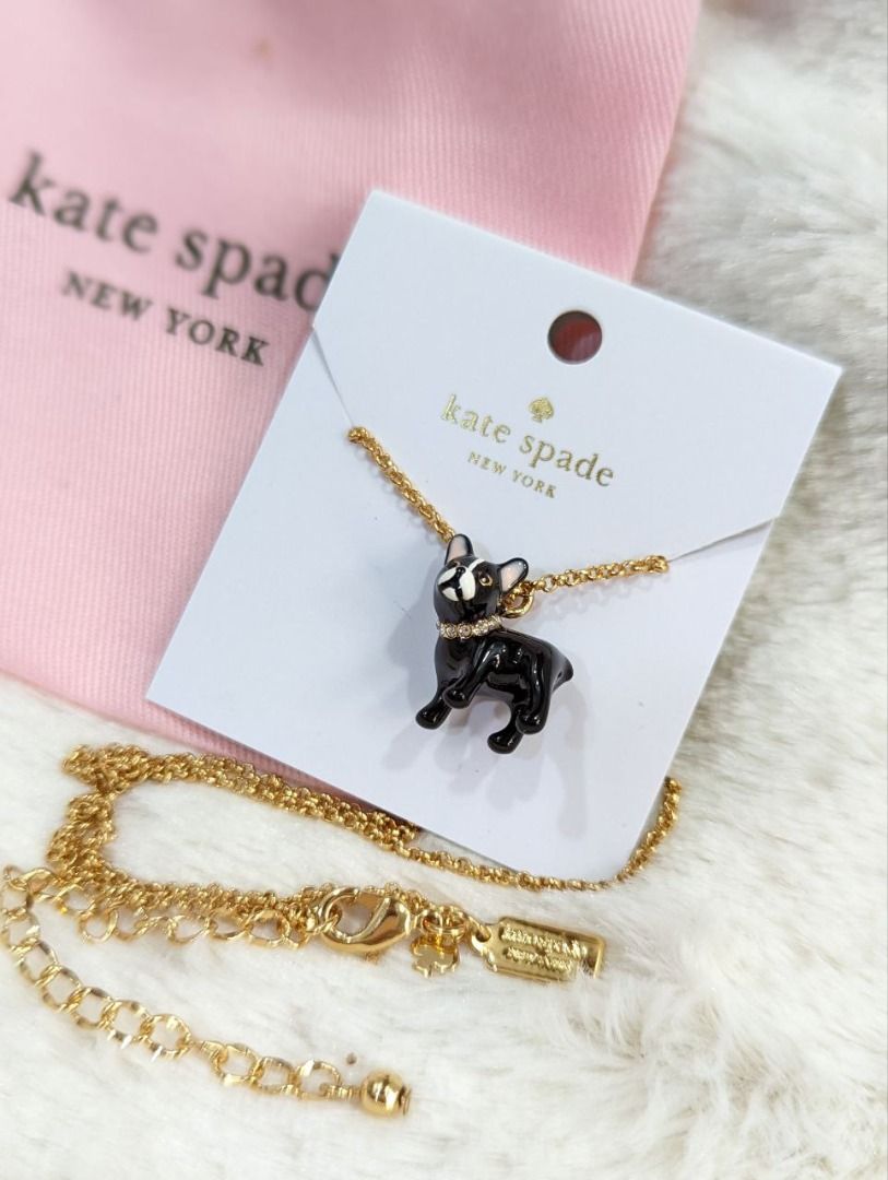 Authentic Kate Spade Dog Necklace Women s Fashion Jewelry
