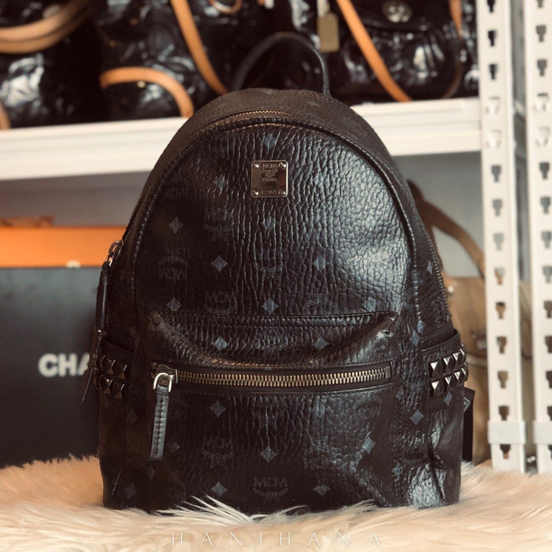 MCM mini backpack, Luxury, Bags & Wallets on Carousell