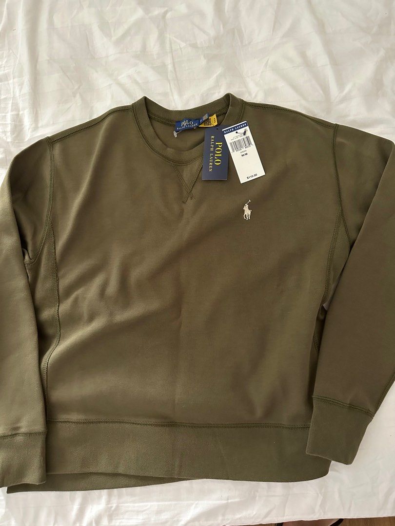 Authentic RL (Ralph Lauren) Sweater Olive Green (Category: Coats, Jackets and Outerwear) located in Quezon City. Submitted by namaroo (Listing ID 1219428231, Image 1). Description: Original Ralph Lauren bought from store in the US. Brand new NEVER USED Bought for $110 + taxes ~ ₱5,971 *Negotiable.