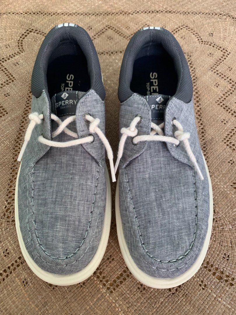 sperry slip on womens white